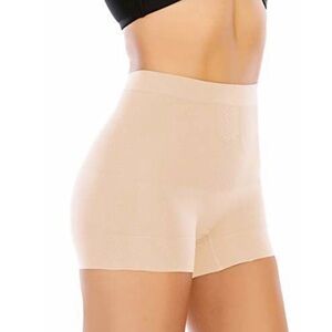 Womens Seamless Shaping
Boyshorts Panties Tummy Control
Underwear Nude, Large)